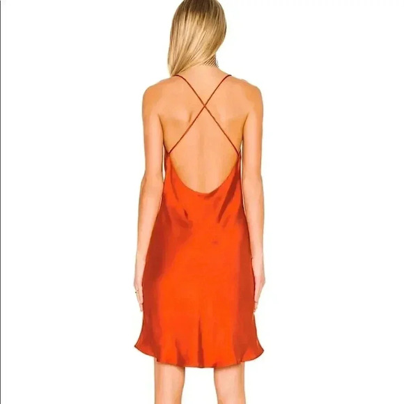 New REVOLVE Backstage Silk Slip Dress Jennifer 90s Y2K Cocktail Party - Picture 4 of 14